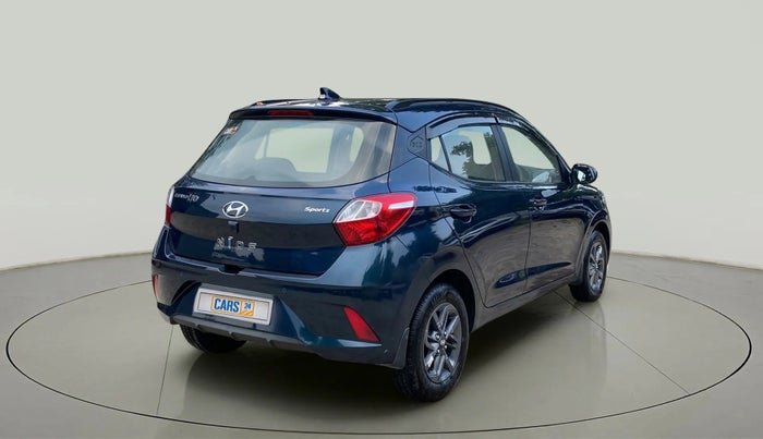 2022 Hyundai GRAND I10 NIOS SPORTZ 1.2 KAPPA VTVT, Petrol, Manual, 7,631 km, Right Back Diagonal