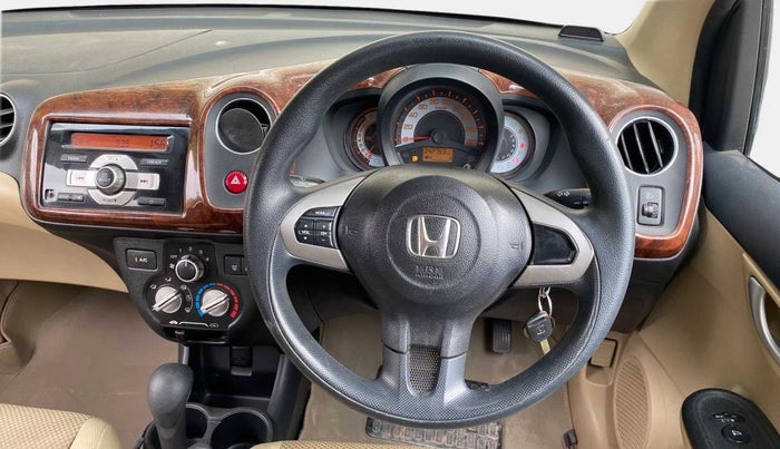 2014 Honda Brio VX AT, Petrol, Automatic, 42,790 km, Steering Wheel Close Up