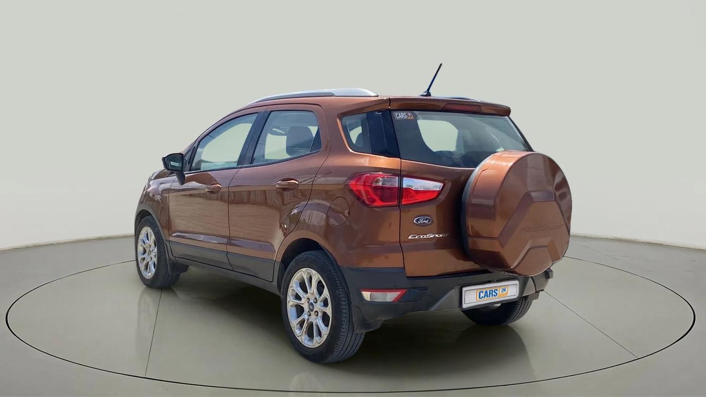 2018 Ford Ecosport TITANIUM + 1.5L PETROL AT, Petrol, Automatic, 32,885 km, Left Back Diagonal