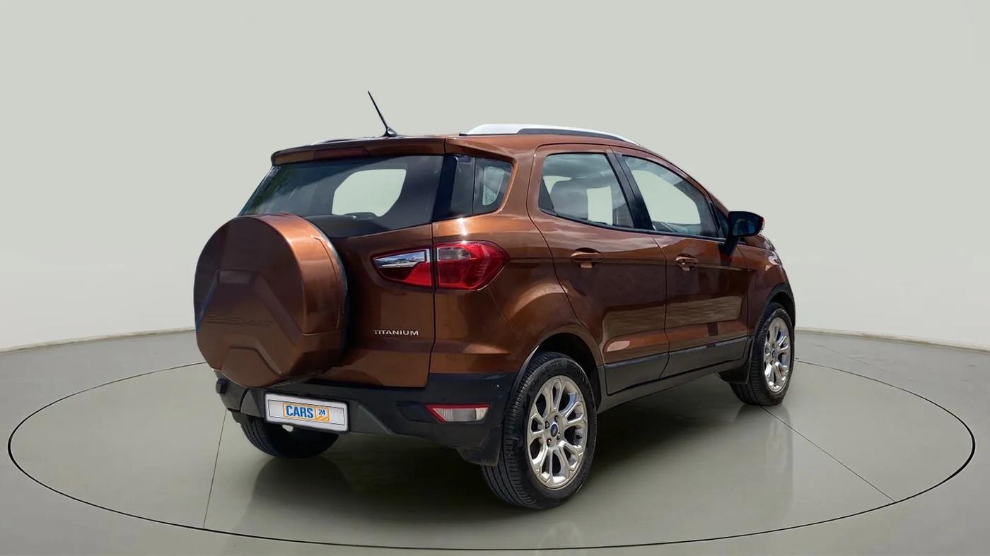 2018 Ford Ecosport TITANIUM + 1.5L PETROL AT, Petrol, Automatic, 32,885 km, Right Back Diagonal