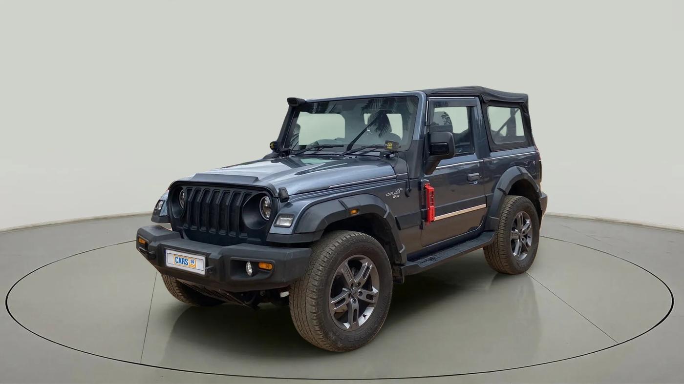 2021 Mahindra Thar LX  P 4WD AT CONVERTIBLE, Petrol, Automatic, 36,469 km, Left Front Diagonal