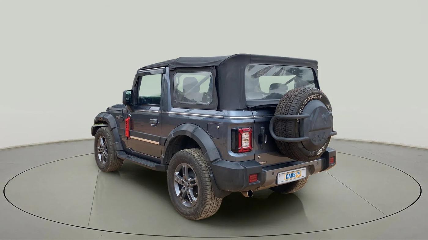2021 Mahindra Thar LX  P 4WD AT CONVERTIBLE, Petrol, Automatic, 36,469 km, Left Back Diagonal