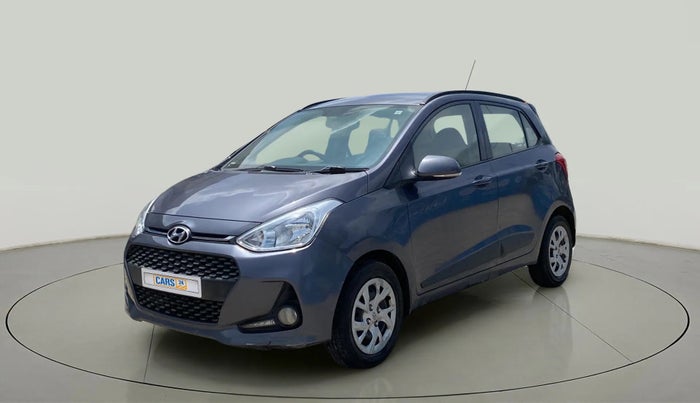 2018 Hyundai Grand i10 SPORTZ 1.2 KAPPA VTVT, CNG, Manual, 81,243 km, Left Front Diagonal
