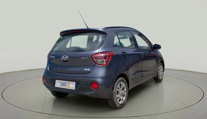 2018 Hyundai Grand i10 SPORTZ 1.2 KAPPA VTVT, CNG, Manual, 81,243 km, Right Back Diagonal