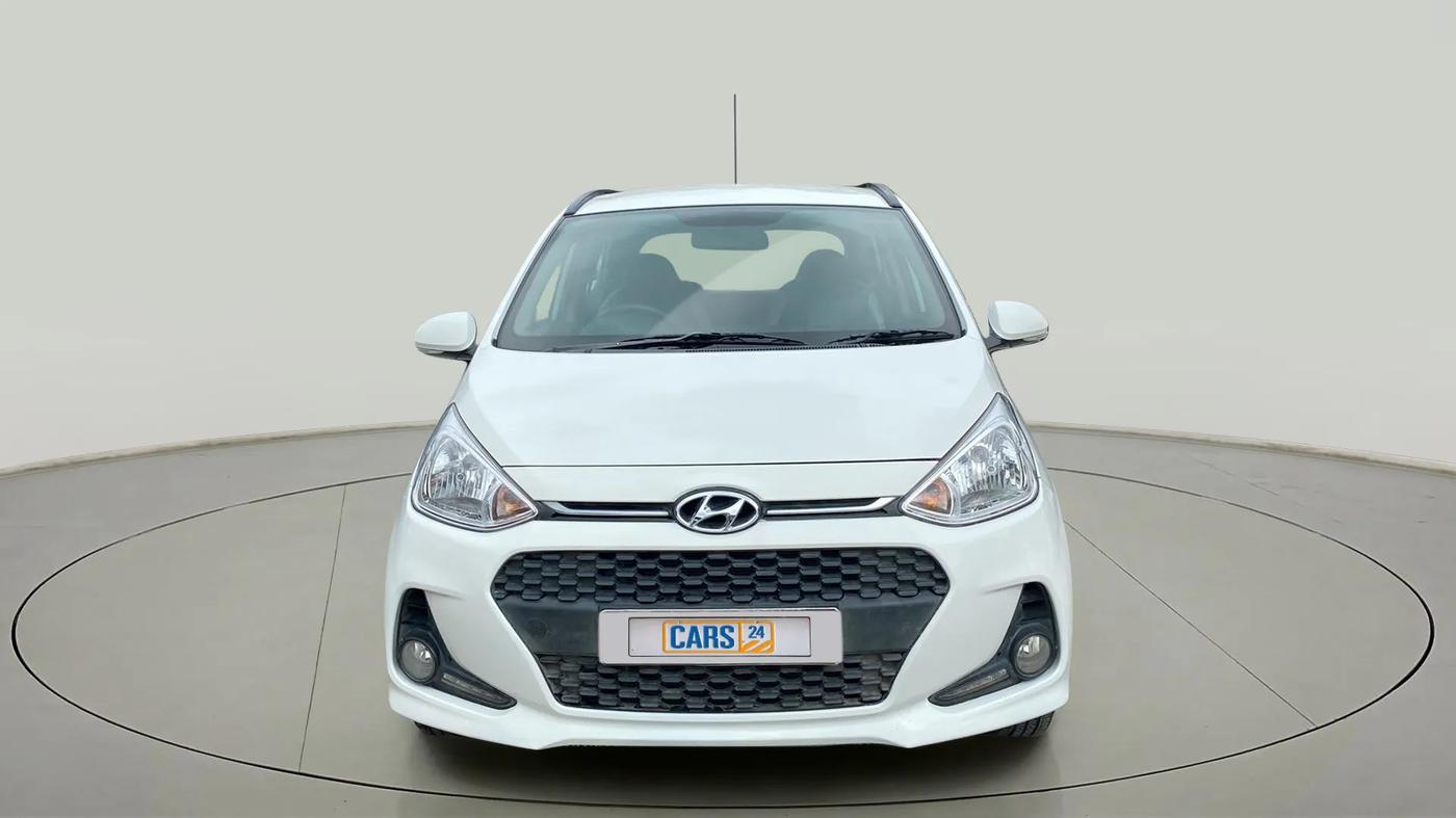 2017 Hyundai Grand i10 SPORTZ (O) 1.2 KAPPA VTVT, Petrol, Manual, 50,484 km, Front