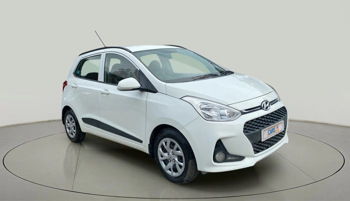 2017 Hyundai Grand i10 SPORTZ (O) 1.2 KAPPA VTVT, Petrol, Manual, 50,484 km, Right Front Diagonal