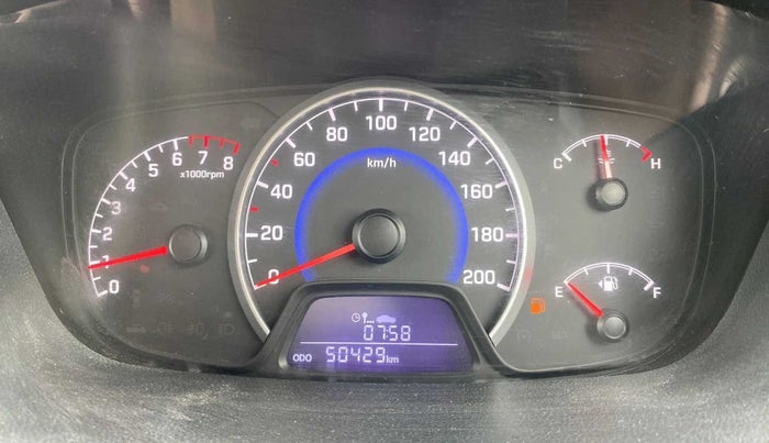 2017 Hyundai Grand i10 SPORTZ (O) 1.2 KAPPA VTVT, Petrol, Manual, 50,484 km, Odometer Image
