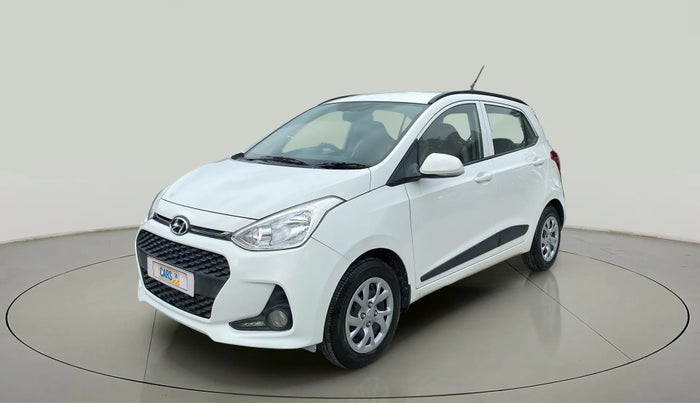 2017 Hyundai Grand i10 SPORTZ (O) 1.2 KAPPA VTVT, Petrol, Manual, 50,484 km, Left Front Diagonal