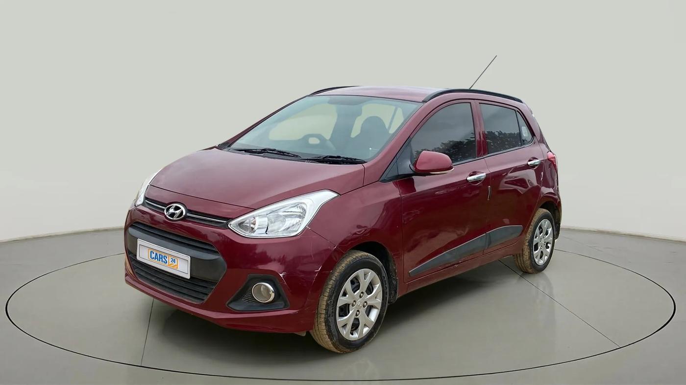 2016 Hyundai Grand i10 SPORTZ 1.2 KAPPA VTVT, Petrol, Manual, 34,930 km, Left Front Diagonal