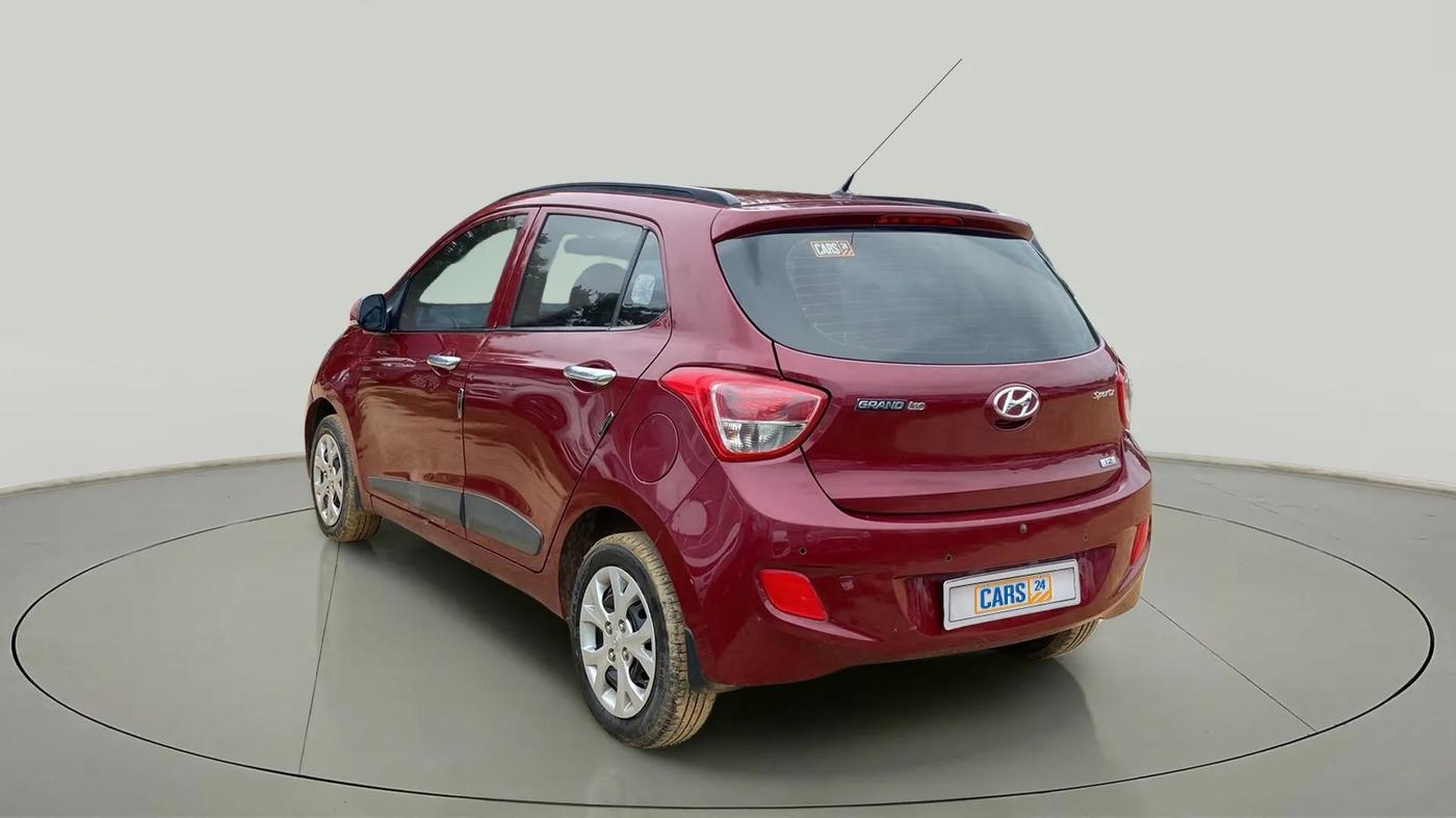 2016 Hyundai Grand i10 SPORTZ 1.2 KAPPA VTVT, Petrol, Manual, 34,930 km, Left Back Diagonal