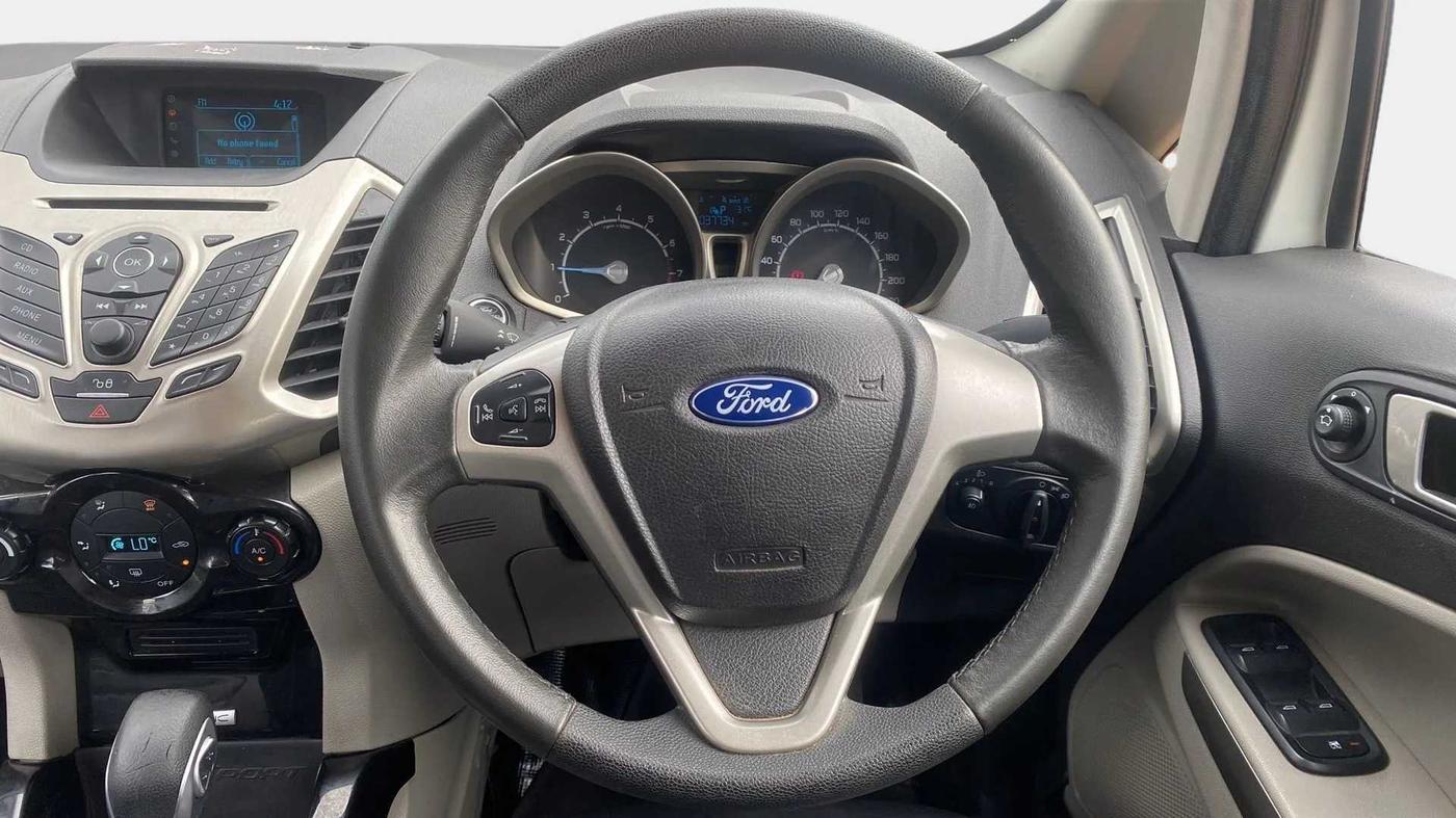2016 Ford Ecosport TITANIUM 1.5L PETROL AT, Petrol, Automatic, 37,728 km, Steering Wheel Close Up