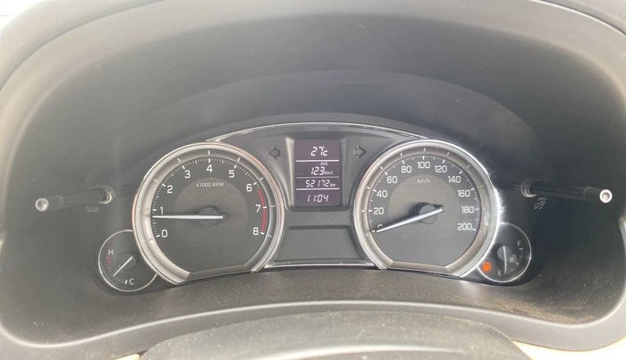 2016 Maruti Ciaz ZXI+, Petrol, Manual, 52,171 km, Odometer Image