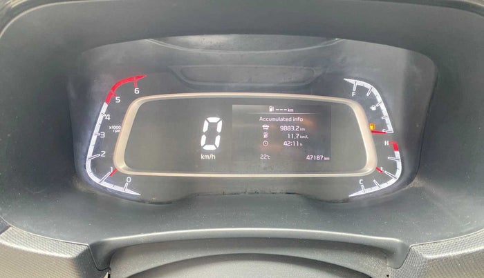 2020 KIA SONET HTX PLUS 1.5, Diesel, Manual, 47,663 km, Odometer Image