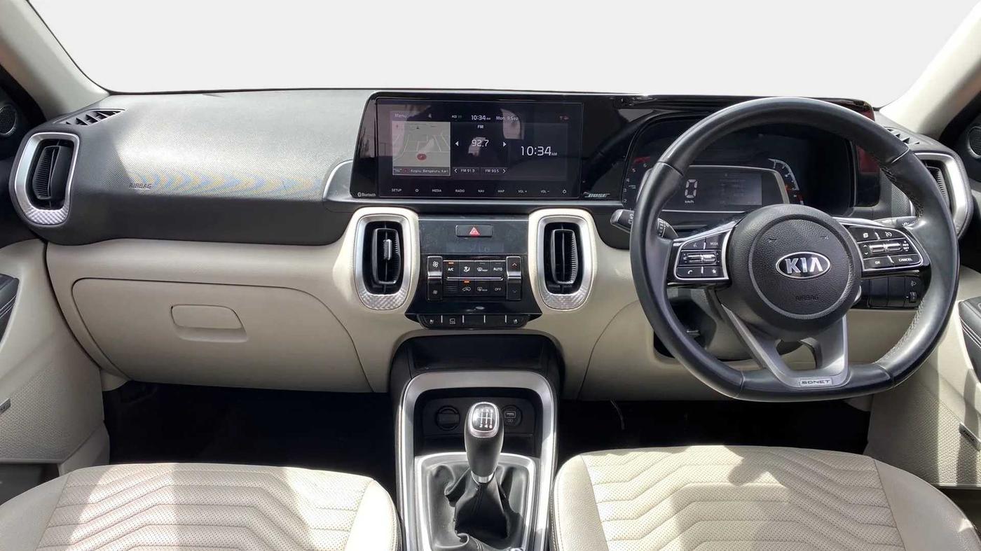 2020 KIA SONET HTX PLUS 1.5, Diesel, Manual, 47,663 km, Dashboard