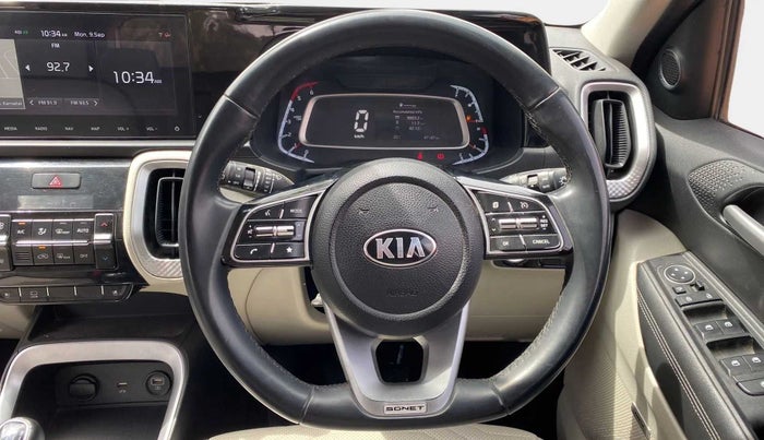 2020 KIA SONET HTX PLUS 1.5, Diesel, Manual, 47,663 km, Steering Wheel Close Up