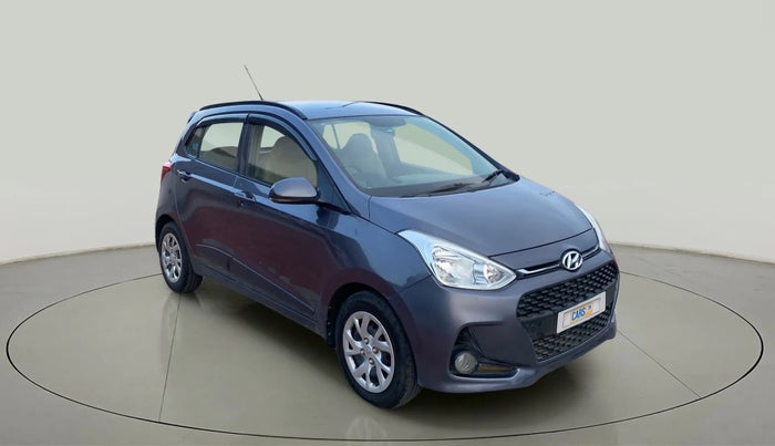 2018 Hyundai Grand i10 SPORTZ 1.2 KAPPA VTVT, Petrol, Manual, 63,049 km, Right Front Diagonal