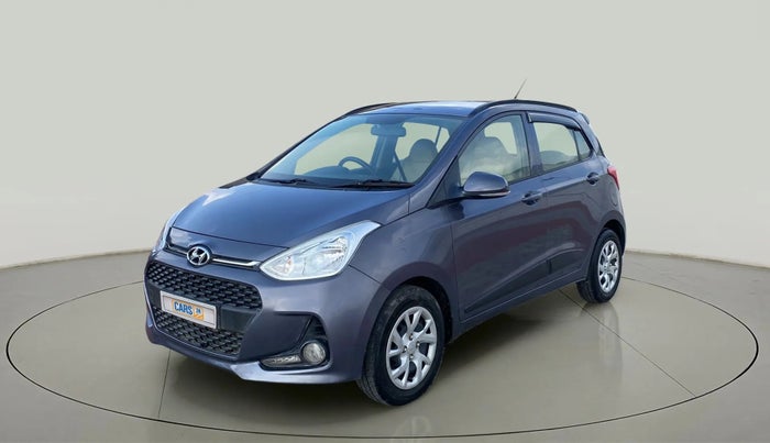 2018 Hyundai Grand i10 SPORTZ 1.2 KAPPA VTVT, Petrol, Manual, 63,049 km, Left Front Diagonal
