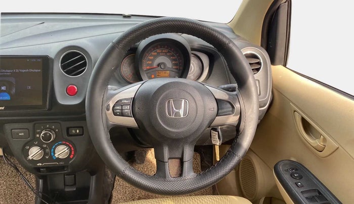 2014 Honda Amaze 1.2L I-VTEC S, Petrol, Manual, 62,721 km, Steering Wheel Close Up