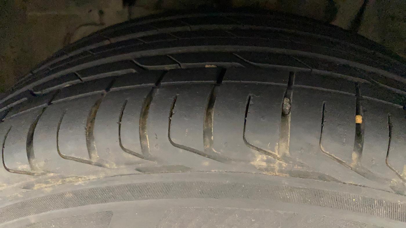 2021 Tata NEXON XZ PLUS PETROL, Petrol, Manual, 25,544 km, Left Front Tyre Tread