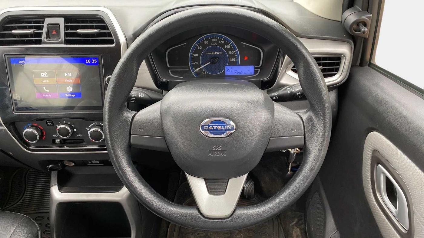 2020 Datsun Redi Go T(O) 1.0 AMT, CNG, Automatic, 23,367 km, Steering Wheel Close Up