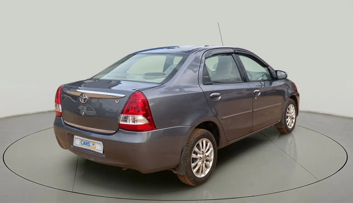 2014 Toyota Etios V, Petrol, Manual, 54,355 km, Right Back Diagonal