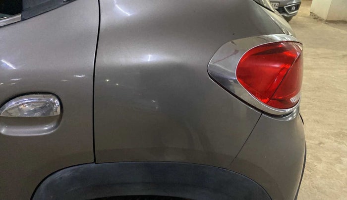 2019 Renault Kwid RXT 1.0 (O), Petrol, Manual, 60,922 km, Left quarter panel - Slightly dented