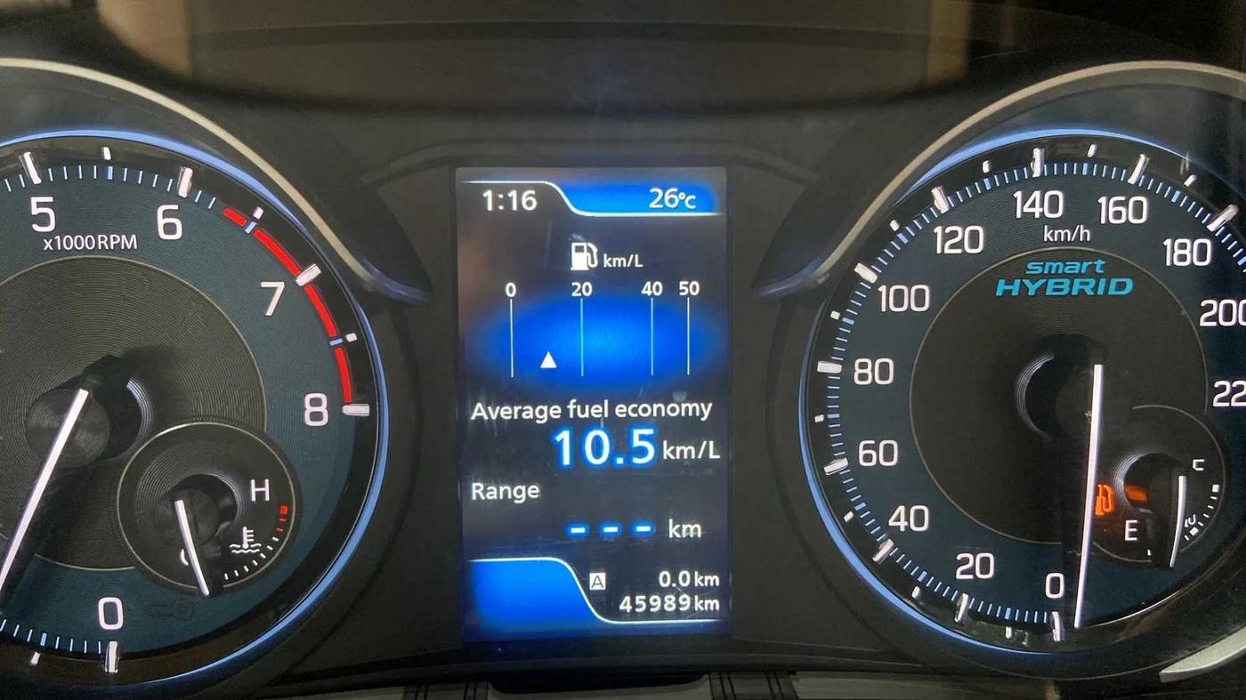 2021 Maruti Ertiga ZXI+ SHVS, Petrol, Manual, 45,969 km, Odometer Image