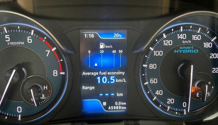 2021 Maruti Ertiga ZXI+ SHVS, Petrol, Manual, 45,969 km, Odometer Image