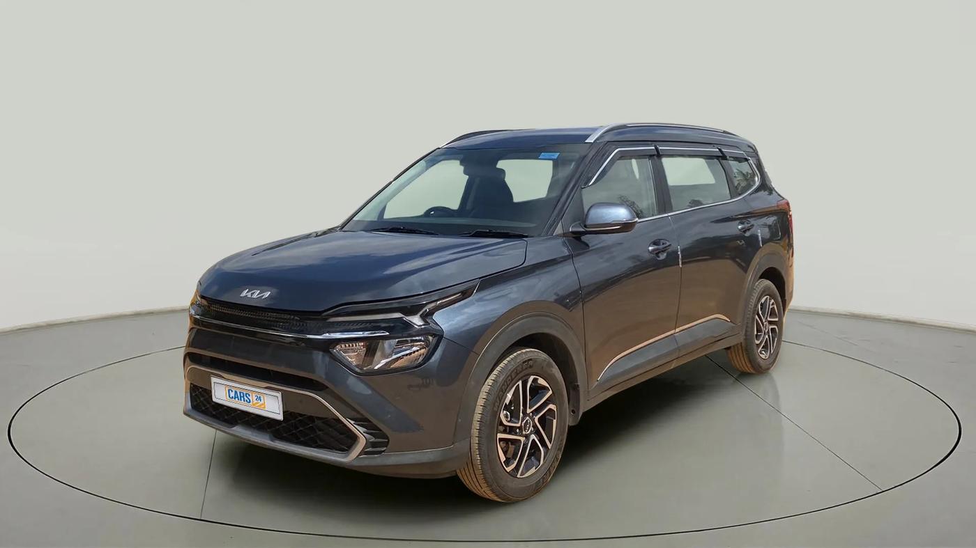 2022 KIA CARENS PRESTIGE PLUS 1.4 PETROL 7 STR, Petrol, Manual, 12,159 km, Left Front Diagonal