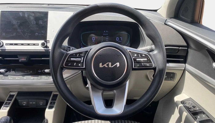 2022 KIA CARENS PRESTIGE PLUS 1.4 PETROL 7 STR, Petrol, Manual, 12,159 km, Steering Wheel Close Up