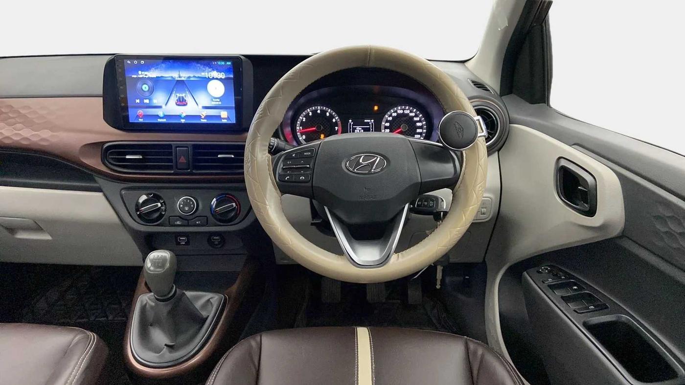 2020 Hyundai AURA S 1.2 CNG, CNG, Manual, 68,868 km, Steering Wheel Close Up