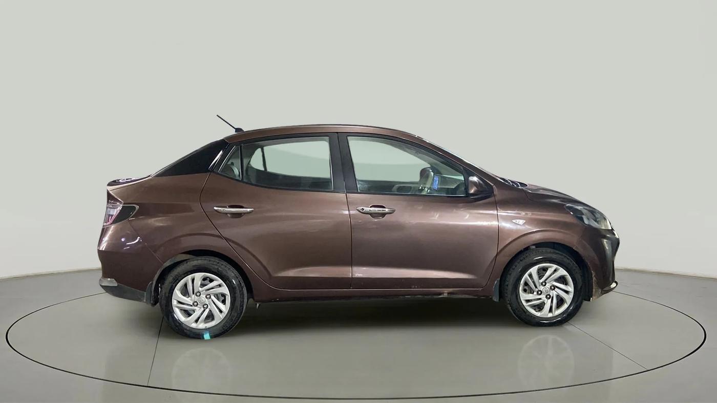 2020 Hyundai AURA S 1.2 CNG, CNG, Manual, 68,868 km, Right Side View