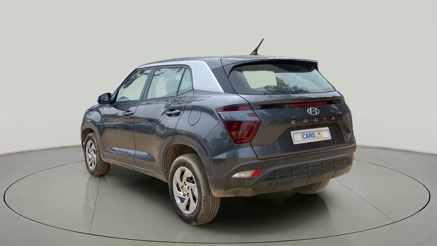 2020 Hyundai Creta E 1.5 PETROL, CNG, Manual, 44,001 km, Left Back Diagonal