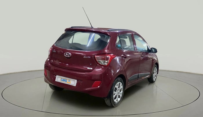 2015 Hyundai Grand i10 SPORTZ 1.2 KAPPA VTVT, Petrol, Manual, 33,809 km, Right Back Diagonal