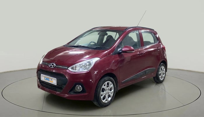 2015 Hyundai Grand i10 SPORTZ 1.2 KAPPA VTVT, Petrol, Manual, 33,809 km, Left Front Diagonal
