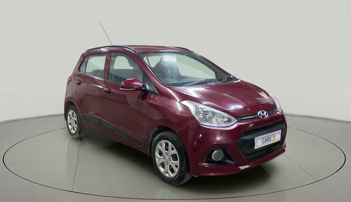 2015 Hyundai Grand i10 SPORTZ 1.2 KAPPA VTVT, Petrol, Manual, 33,809 km, Right Front Diagonal