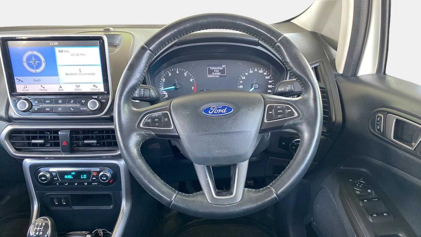 2018 Ford Ecosport TITANIUM 1.5L PETROL, Petrol, Manual, 66,552 km, Steering Wheel Close Up