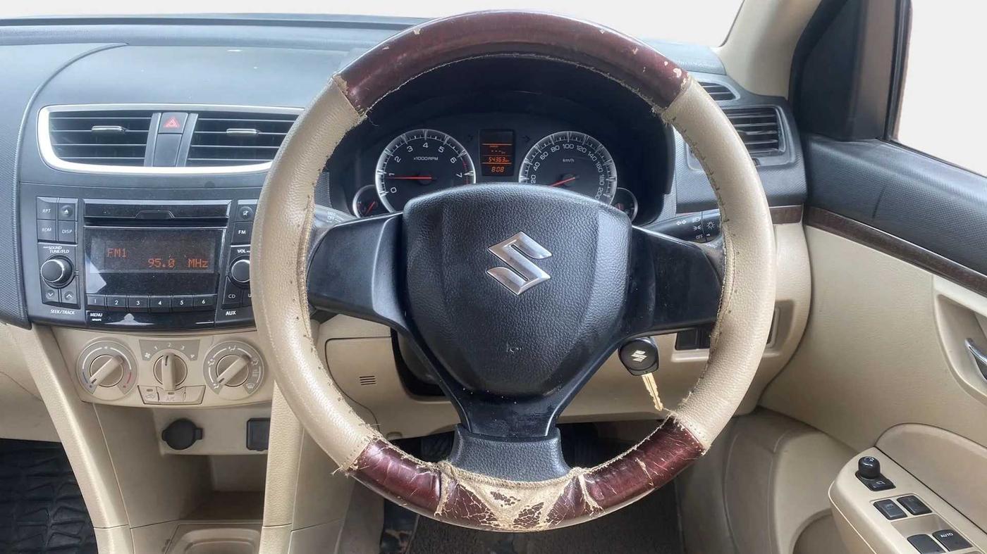 2016 Maruti Swift Dzire VXI, Petrol, Manual, 54,494 km, Steering Wheel Close Up