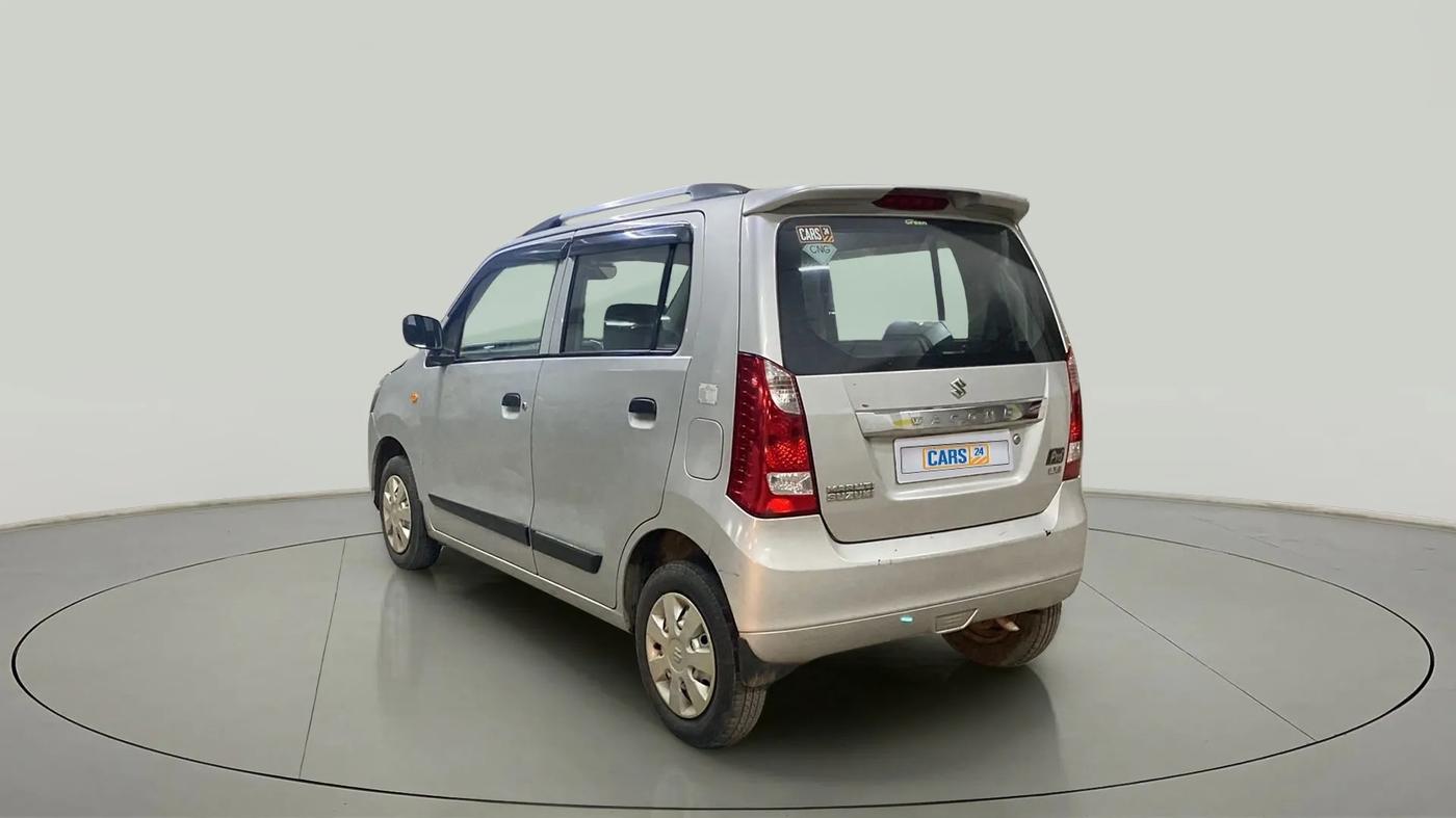 2014 Maruti Wagon R 1.0 LXI CNG, CNG, Manual, 1,23,142 km, Left Back Diagonal