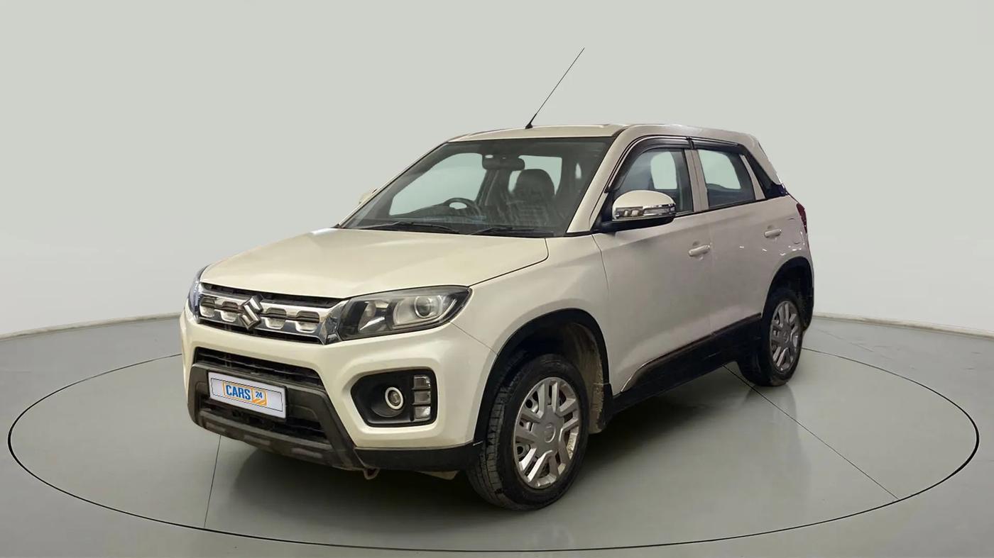 2020 Maruti Vitara Brezza LXI, Petrol, Manual, 48,722 km, Left Front Diagonal