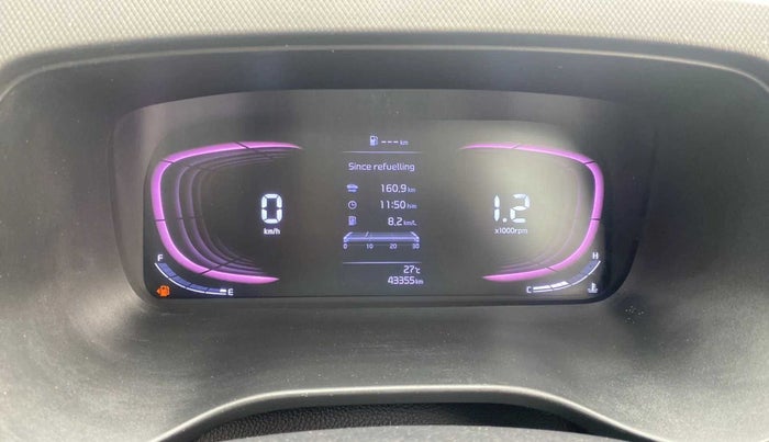 2022 KIA CARENS PRESTIGE PLUS 1.4 PETROL 7 STR, Petrol, Manual, 43,333 km, Odometer Image