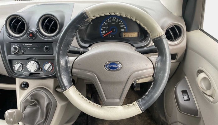 2015 Datsun Go T, Petrol, Manual, 31,169 km, Steering Wheel Close Up
