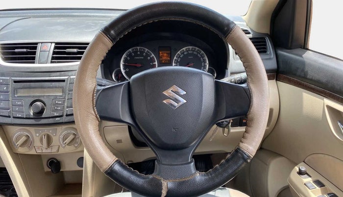 2014 Maruti Swift Dzire VXI, Petrol, Manual, 73,069 km, Steering Wheel Close Up