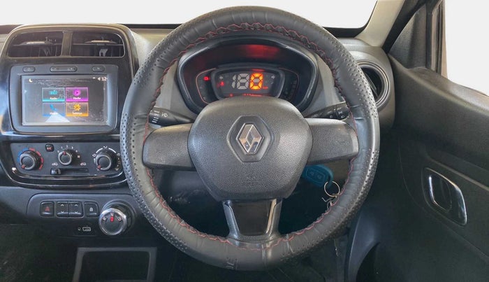 2019 Renault Kwid RXT 1.0 AMT (O), Petrol, Automatic, 19,315 km, Steering Wheel Close Up