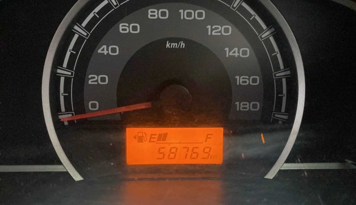 2017 Maruti Alto 800 VXI, Petrol, Manual, 58,748 km, Odometer Image