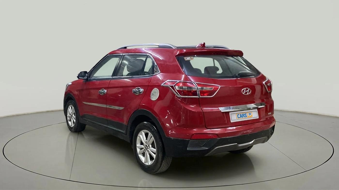 2015 Hyundai Creta SX PLUS AT 1.6 DIESEL, Diesel, Automatic, 1,12,447 km, Left Back Diagonal