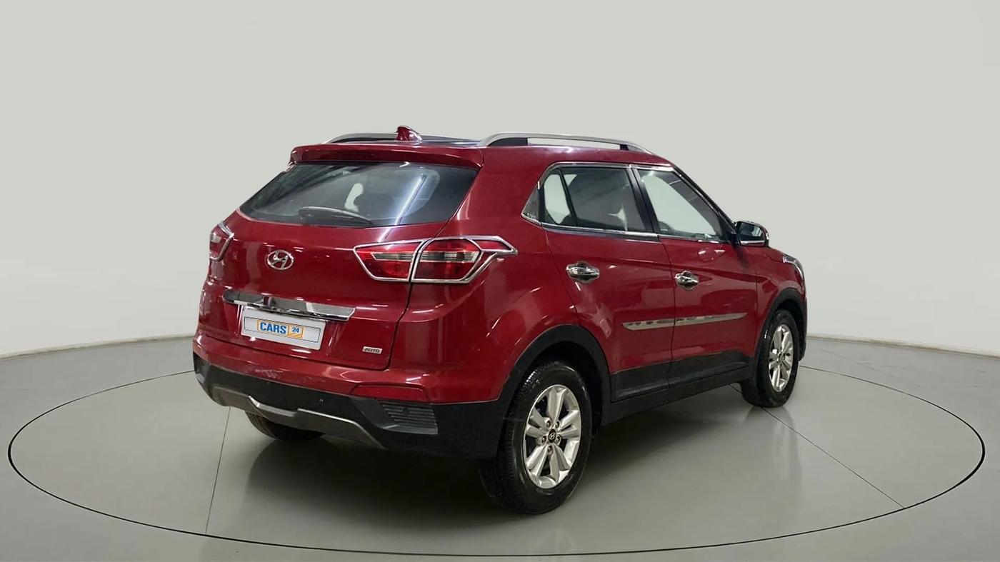 2015 Hyundai Creta SX PLUS AT 1.6 DIESEL, Diesel, Automatic, 1,12,447 km, Right Back Diagonal