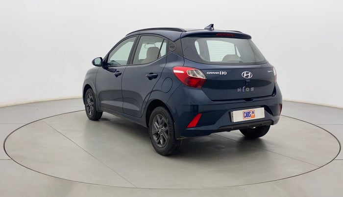 2021 Hyundai GRAND I10 NIOS SPORTZ AMT 1.2 KAPPA VTVT, Petrol, Automatic, 13,060 km, Left Back Diagonal