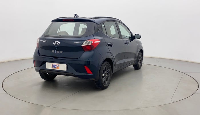 2021 Hyundai GRAND I10 NIOS SPORTZ AMT 1.2 KAPPA VTVT, Petrol, Automatic, 13,060 km, Right Back Diagonal