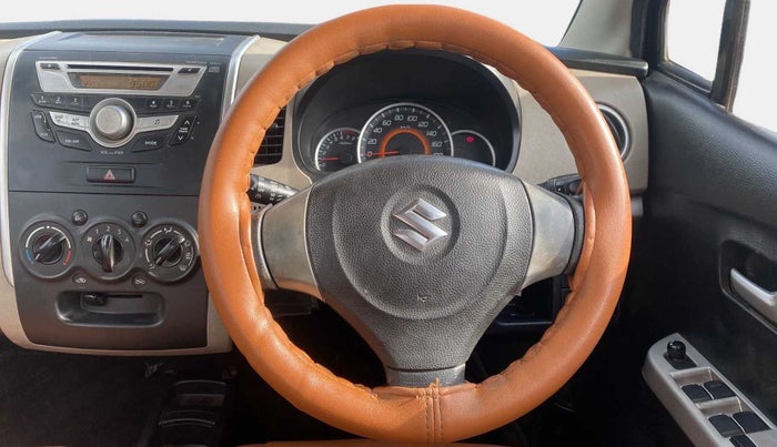 2013 Maruti Wagon R 1.0 VXI, Petrol, Manual, 90,334 km, Steering Wheel Close Up